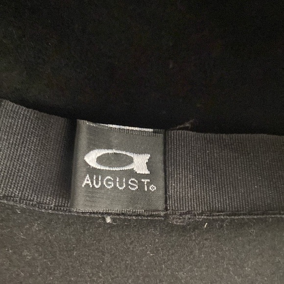 August Hat Company Black Cloche Wool Hat Adjustable Inside Sizing OS - Picture 3 of 4